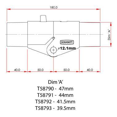 Doughty Locking Elbows(Aluminum)- 4 Sizes- MTN Shop EU