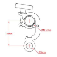 Eye Clamp: 48-51mm Trigger Hanging Clamp Specification - imagen 5