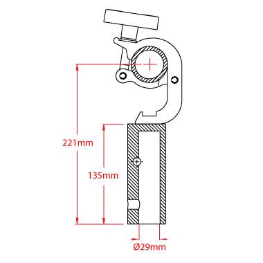 Doughty Trigger TV Clamp. Supplied by MTN Shop EU - imagen 5