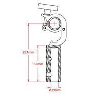 Doughty Trigger TV Clamp. Supplied by MTN Shop EU - imagen 5