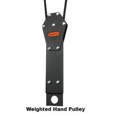 Sixtrack Weighted Hand Pulley is a part of the Doughty Sixtrack Overlap Track Kit. Supplied by MTN Shop EU