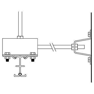 Doughty Studio Rail Suspension Bracket. Supplied by MTN Shop EU