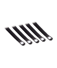 pack of 5 black cable wraps