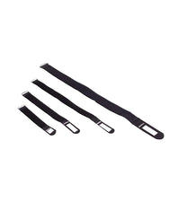 Pack of black cable wraps in different length