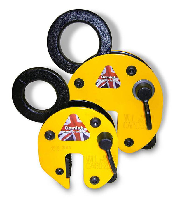 Camlok Vertical Plate Clamps with Safety Lock
