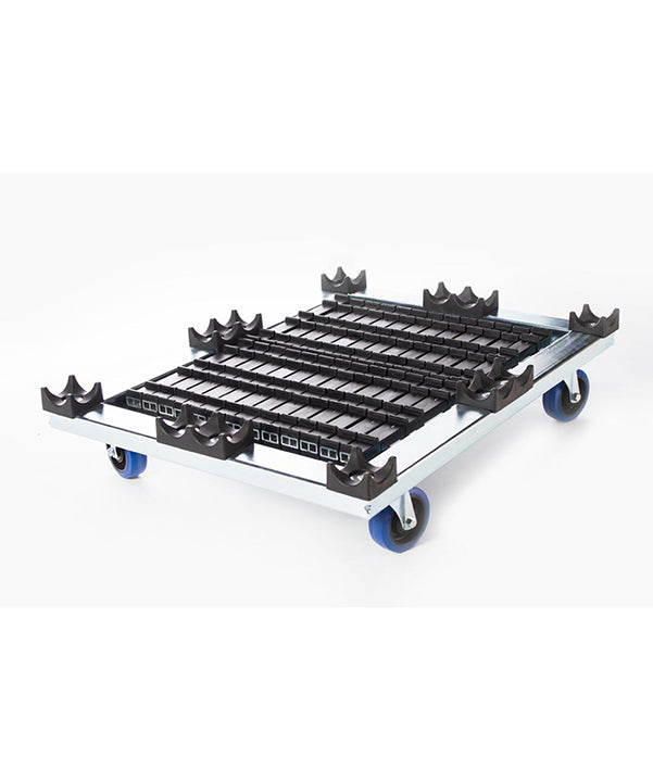 Strong Boy Combi Dolly with 4x Braked Castors with rack setup - imagen 3