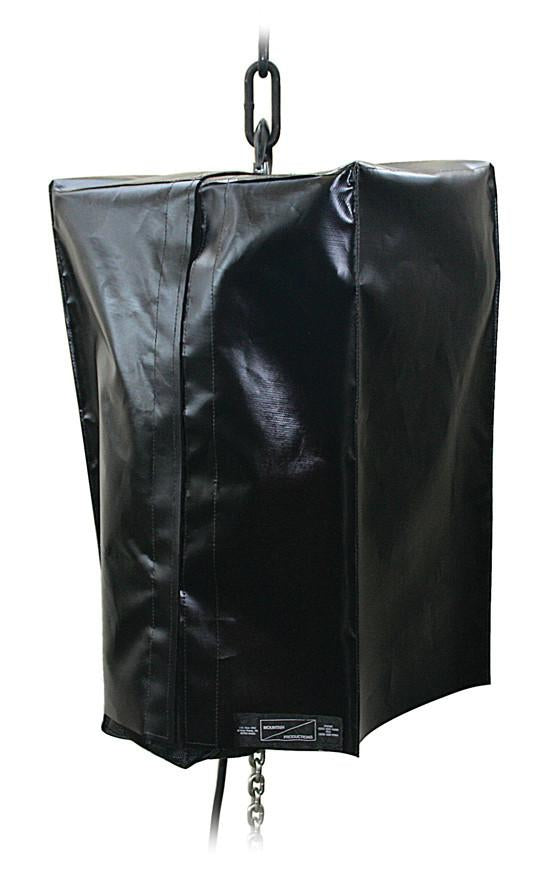 Chain Hoist Weather Cover for CM Lodestar & Prostar, protects motors from weather, durable and domestically made by Mountain Productions.