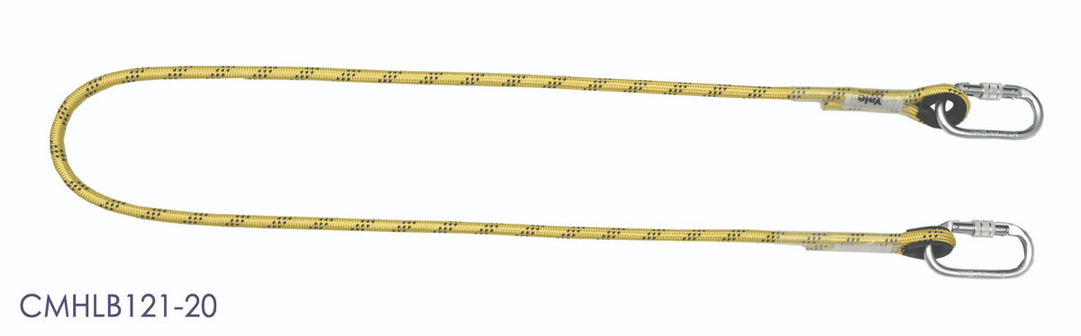 Yale Fall Restraint Lanyards - 12mmRope (2m Max) – Fall Restraint Lanyards from Yale. 2 screw gate snap hooks OR 1 scaffold hook & 1 screw gate snap hook. Fast & International Shipment – Now available at MTN Shop UK. - imagen 2