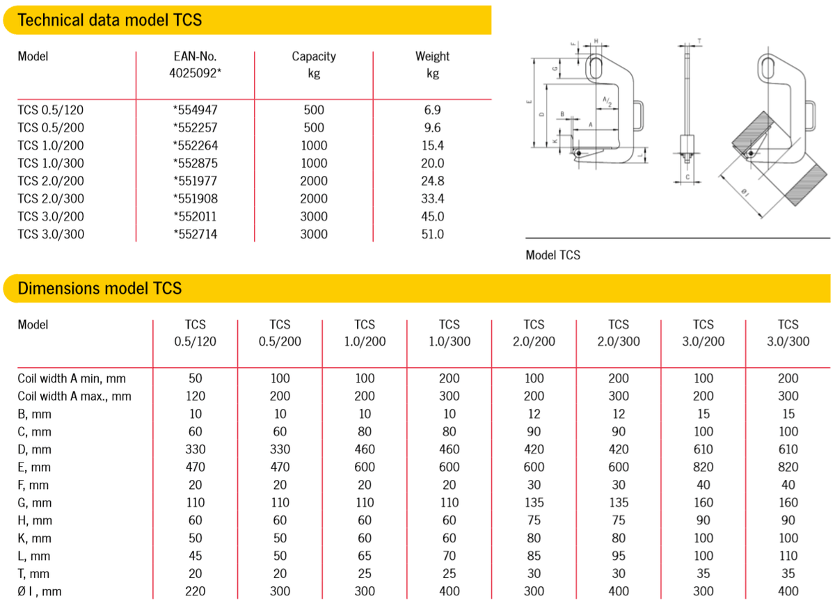 Camlok TCS Coil Hook - imagen 3