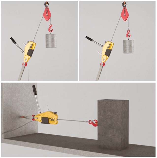 Yaletrac Cable puller ST 500 - 3200kg – Cable pullers model Yaletrac ST feature a housing of dimensionally stable deep-drawn steel plates ensuring a compact, robust design in combination with optimised weight. – Now available at MTN Shop UK. - imagen 2